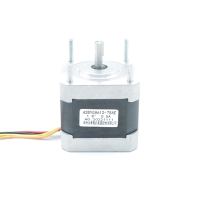 কেনা Nema17 42mm 42BYGH610-78AE কাস্টম হাইব্রিড স্টেপার মোটর 11mH 0.5A 3V 0.2N.M online manufacture